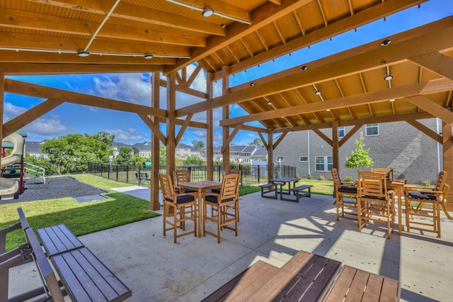 view of patio