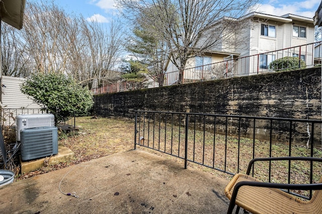 exterior space featuring central AC unit