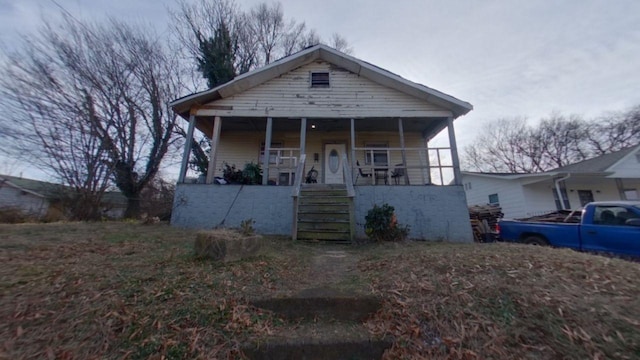 bungalow-style house with a porch