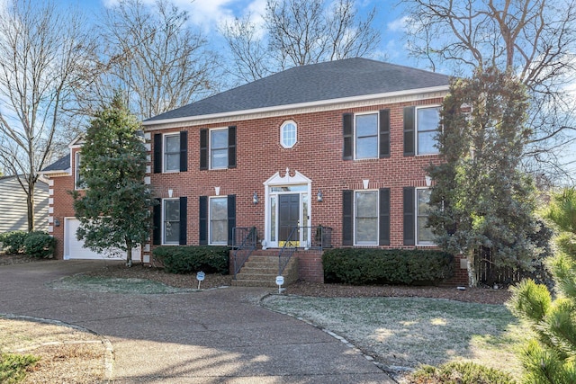 view of colonial inspired home