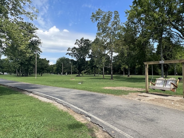 view of road