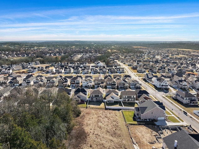 drone / aerial view featuring a residential view