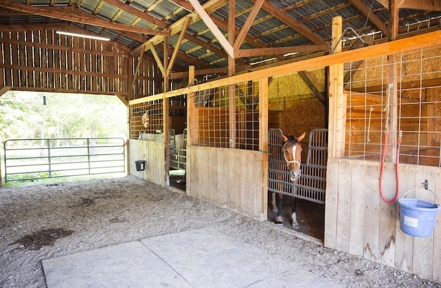 view of stable