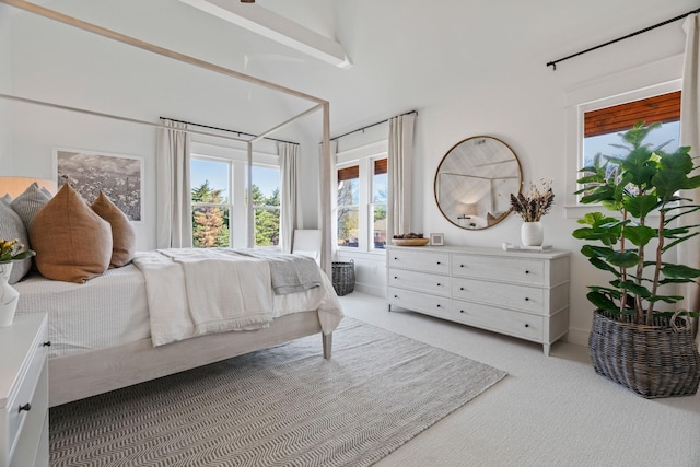 bedroom featuring carpet floors