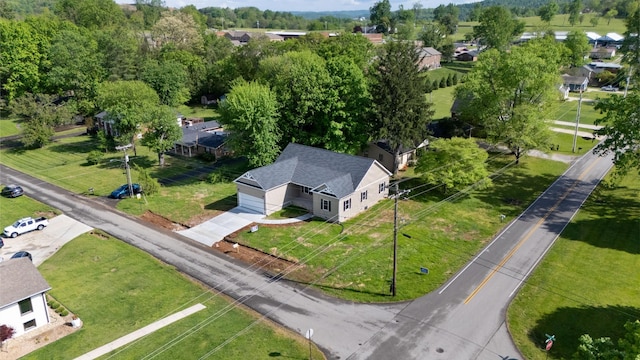 birds eye view of property featuring a residential view