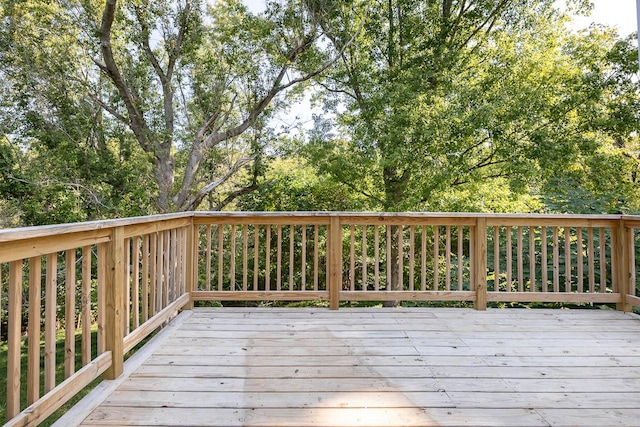 view of deck