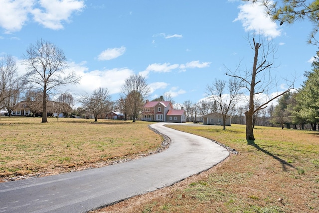 view of road