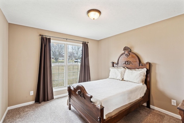 bedroom featuring carpet flooring