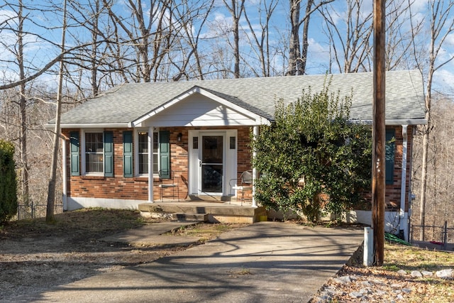 view of front of home