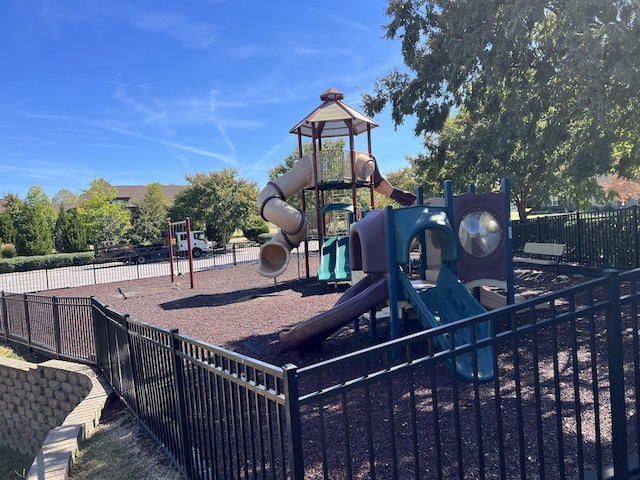 view of jungle gym