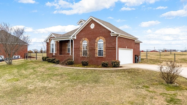 view of property exterior featuring a lawn