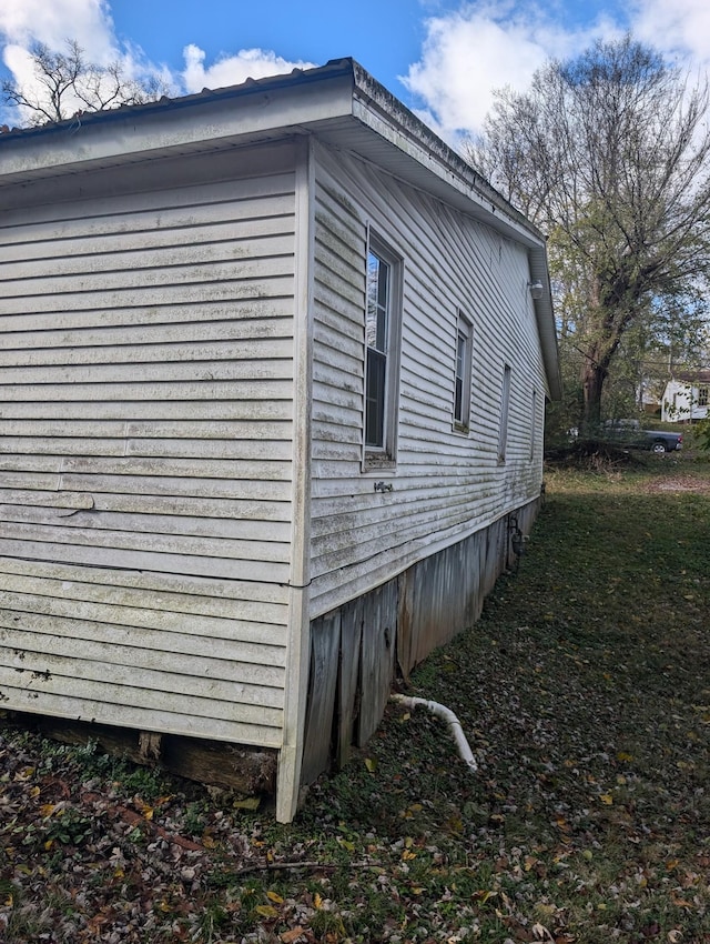 view of home's exterior