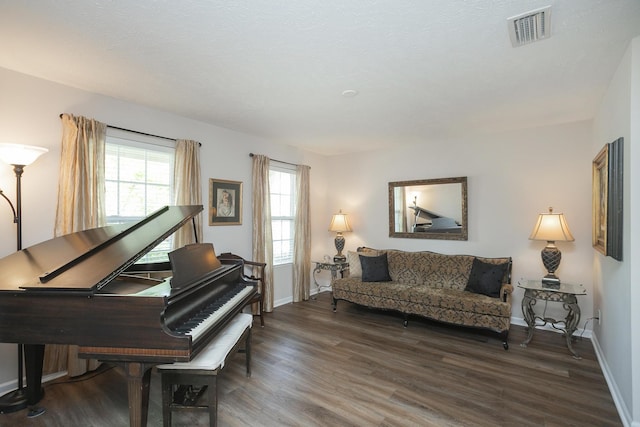 misc room featuring dark hardwood / wood-style floors