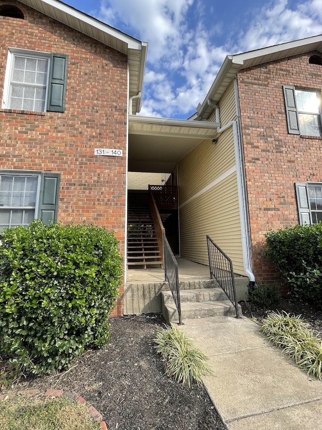 view of entrance to property