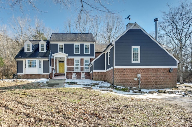 view of front of property