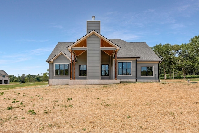 view of rear view of property