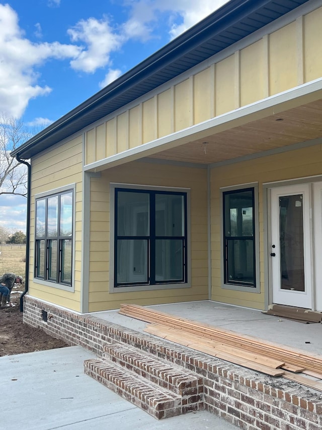 exterior space featuring a patio