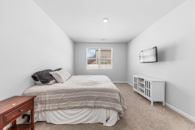 bedroom featuring carpet flooring