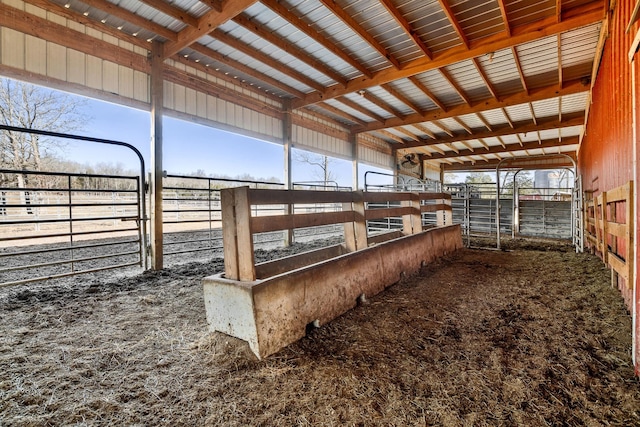 view of horse barn