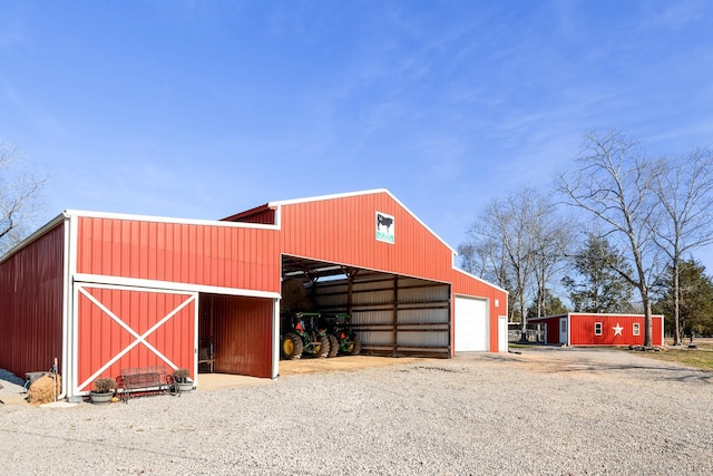 view of outbuilding