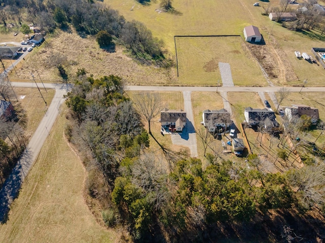 bird's eye view featuring a rural view