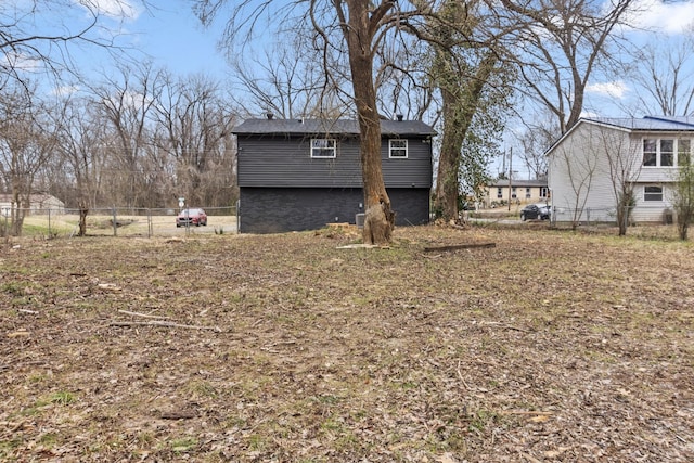 view of rear view of property