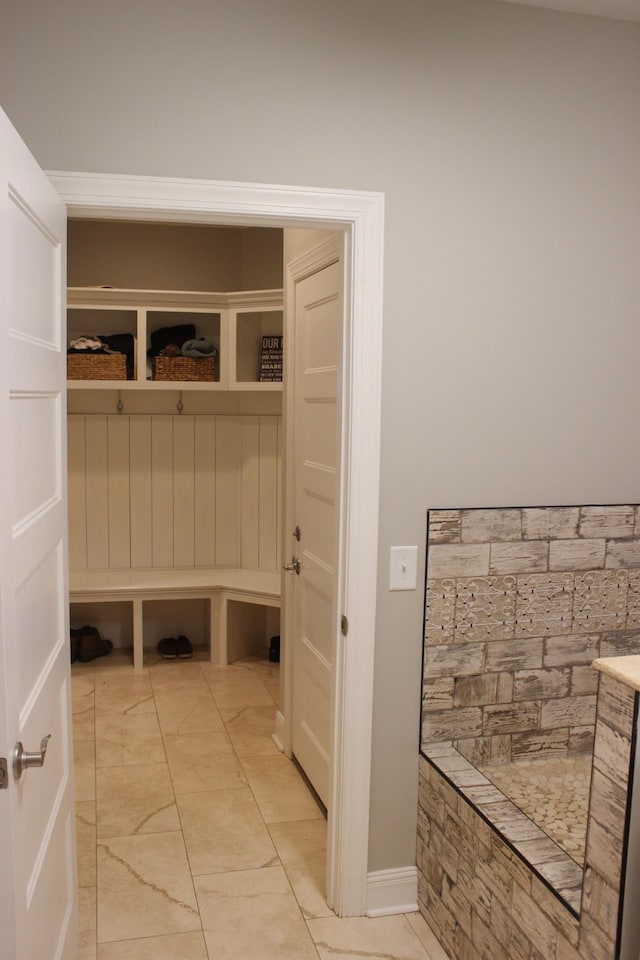 view of mudroom