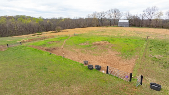 4888 Rock House Rd, Portland, TN 37148 - birds eye view of property with a rural view and a view of trees