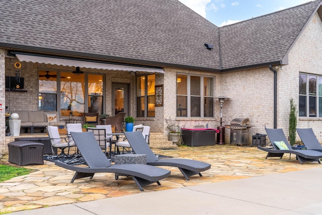4888 Rock House Rd, Portland, TN 37148 - view of patio with a grill