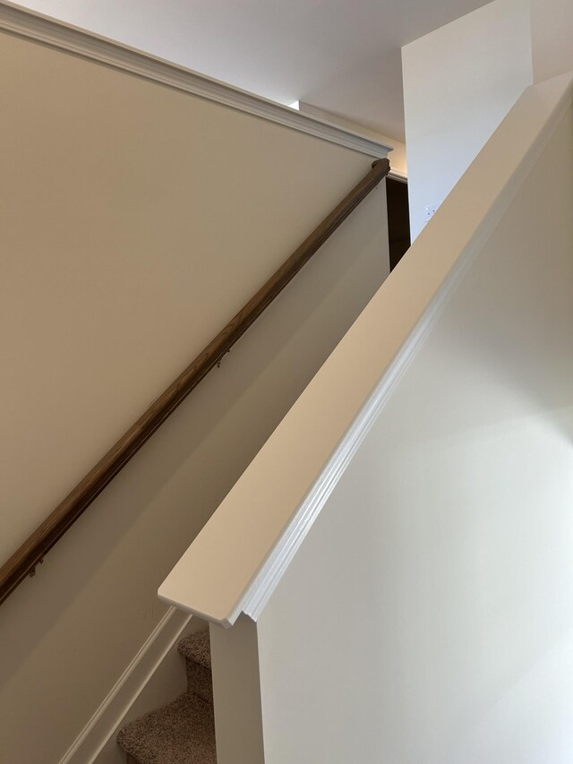 view of staircase