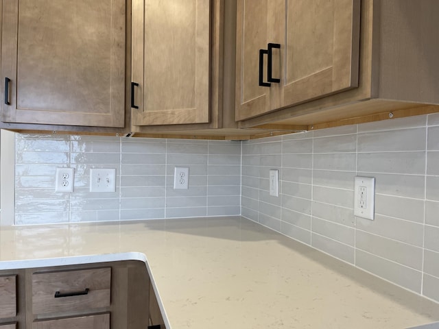 details with decorative backsplash