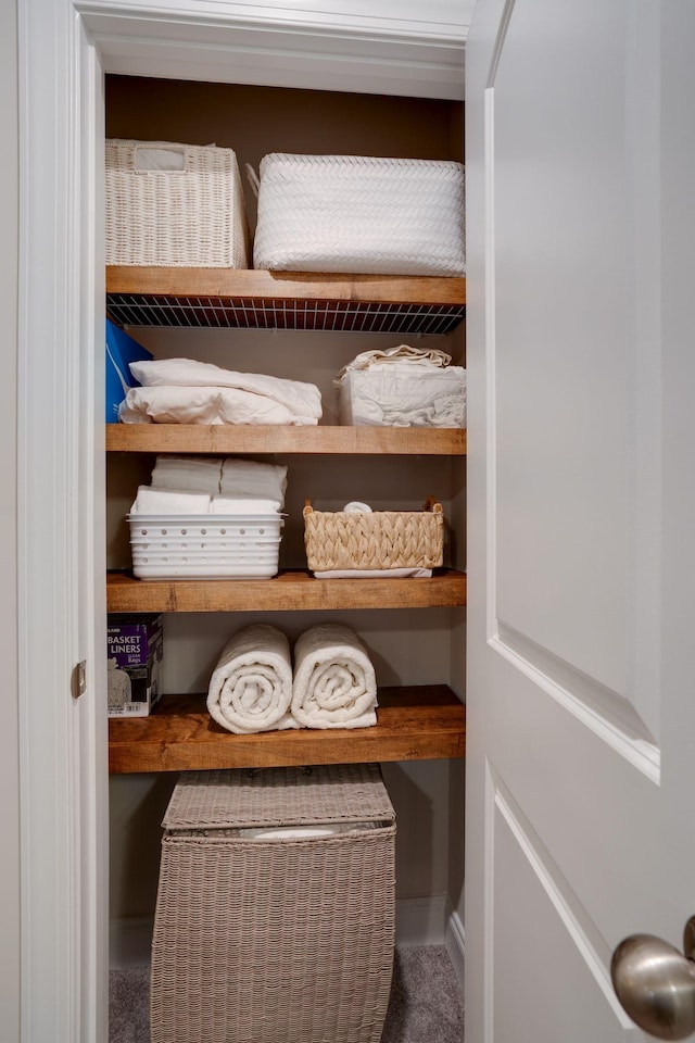 view of closet