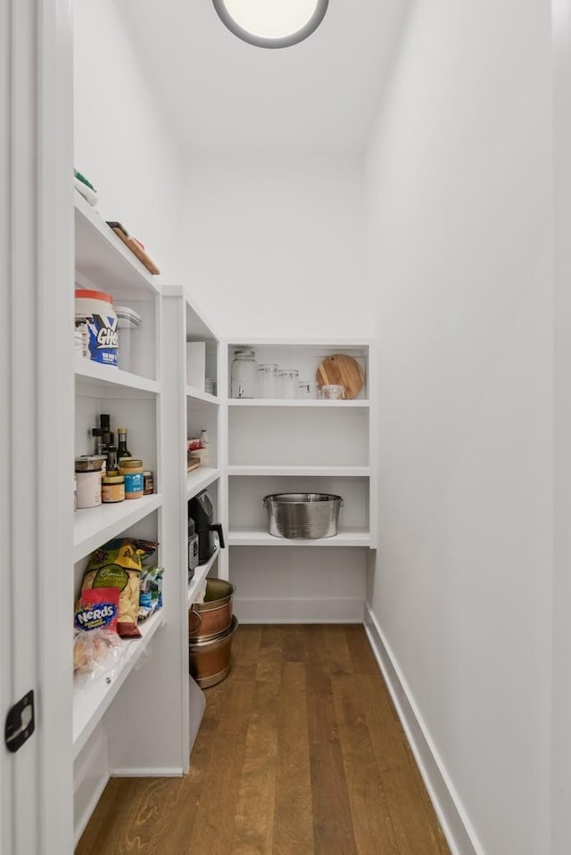 view of pantry