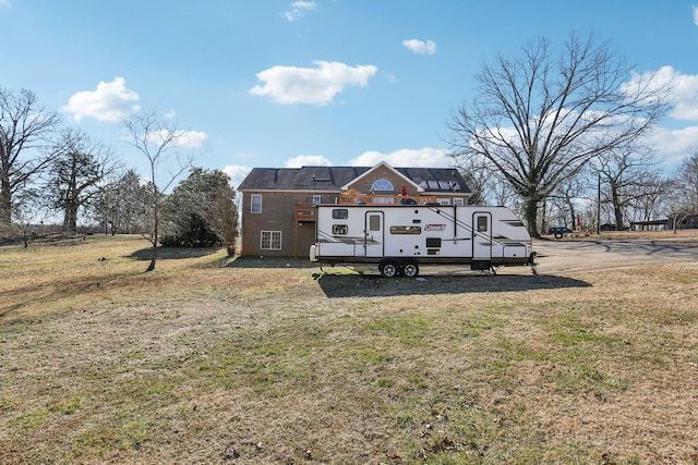 exterior space with a lawn