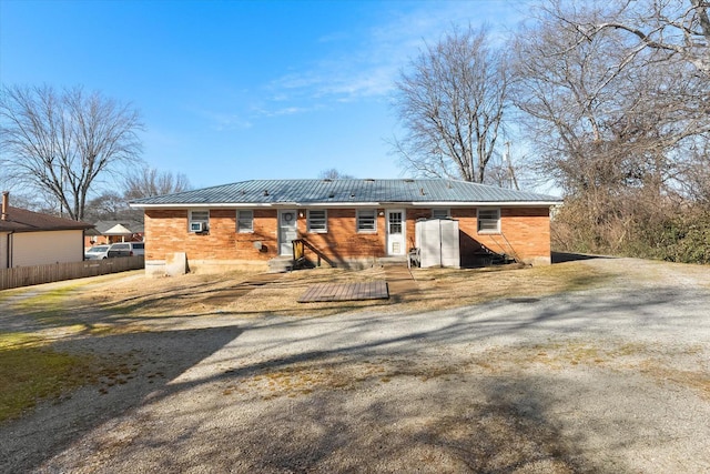 view of back of property