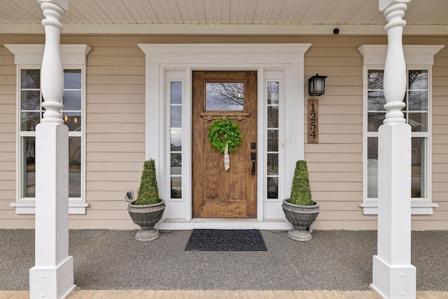 view of property entrance