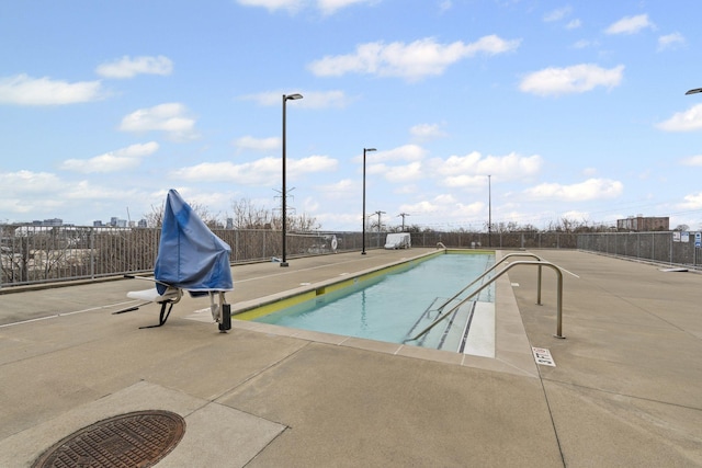 view of pool