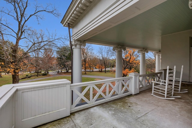 view of patio