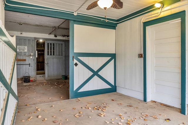 view of horse barn