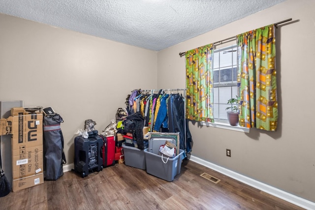 storage room with visible vents