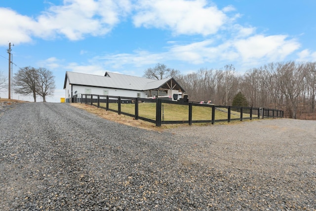 view of road