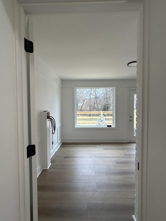 interior space featuring light hardwood / wood-style flooring