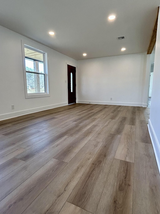 interior space featuring light hardwood / wood-style flooring