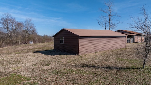 view of outbuilding