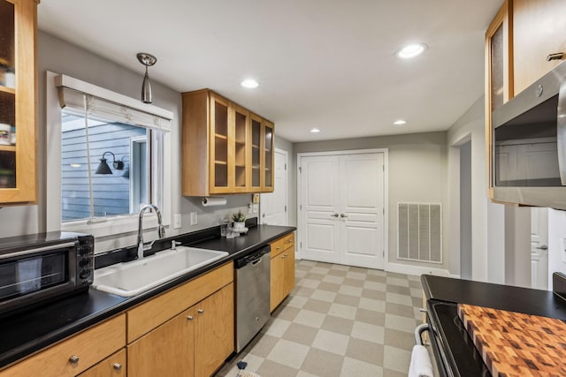 kitchen featuring sink and stainless steel appliances