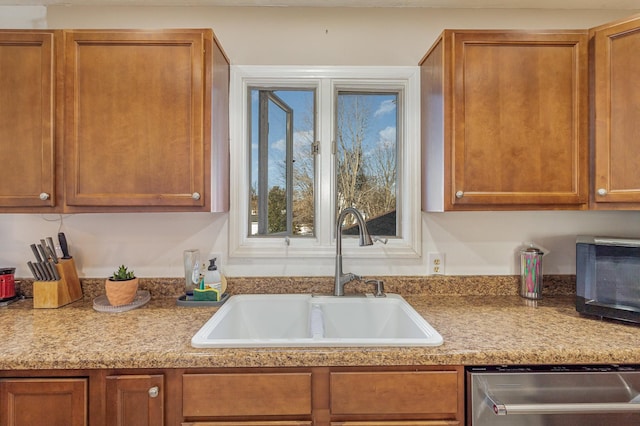 kitchen featuring sink and stainless steel dishwasher