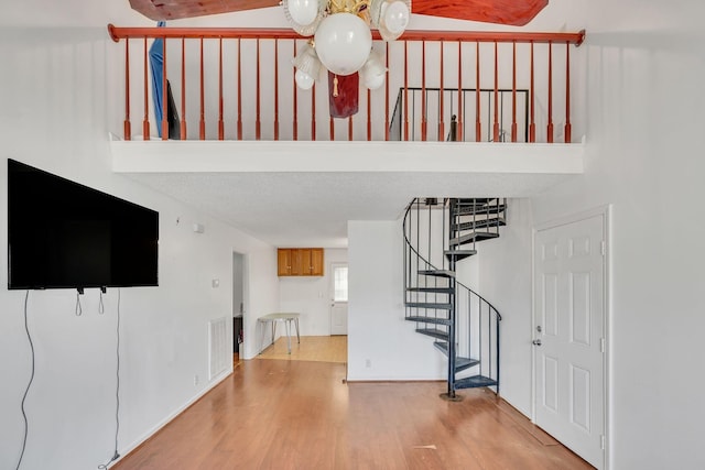 interior space with wood-type flooring