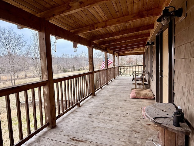 view of deck