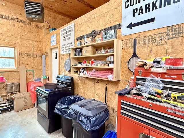 view of storage room