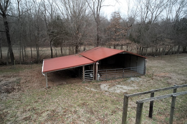 view of outbuilding featuring an outdoor structure